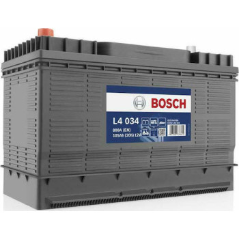 Μπαταρία Αυτοκινήτου Bosch L4034 με Χωρητικότητα 105Ah και CCA 800A