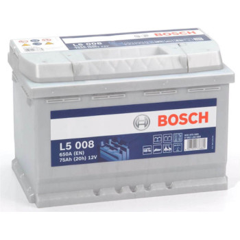 Μπαταρία Αυτοκινήτου Bosch L5008 με Χωρητικότητα 75Ah και CCA 650A