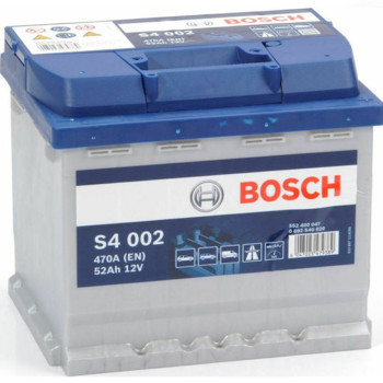 Μπαταρία Αυτοκινήτου S4002 με Χωρητικότητα 52Ah και CCA 470A