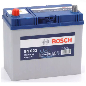 Bosch Μπαταρία Αυτοκινήτου S4022 S4023 με Χωρητικότητα 45Ah και CCA 330A