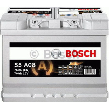 Bosch Μπαταρία Αυτοκινήτου S5A08 με Χωρητικότητα 70Ah και CCA 760A Start/Stop