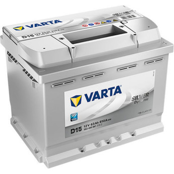 Varta Μπαταρία Αυτοκινήτου Silver Dynamic D15 με Χωρητικότητα 63Ah και CCA 610A