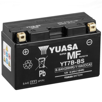 Μπαταρία Μοτοσυκλέτας Yuasa YT7B-BS 12V 6.5Ah 120CCA (EN)